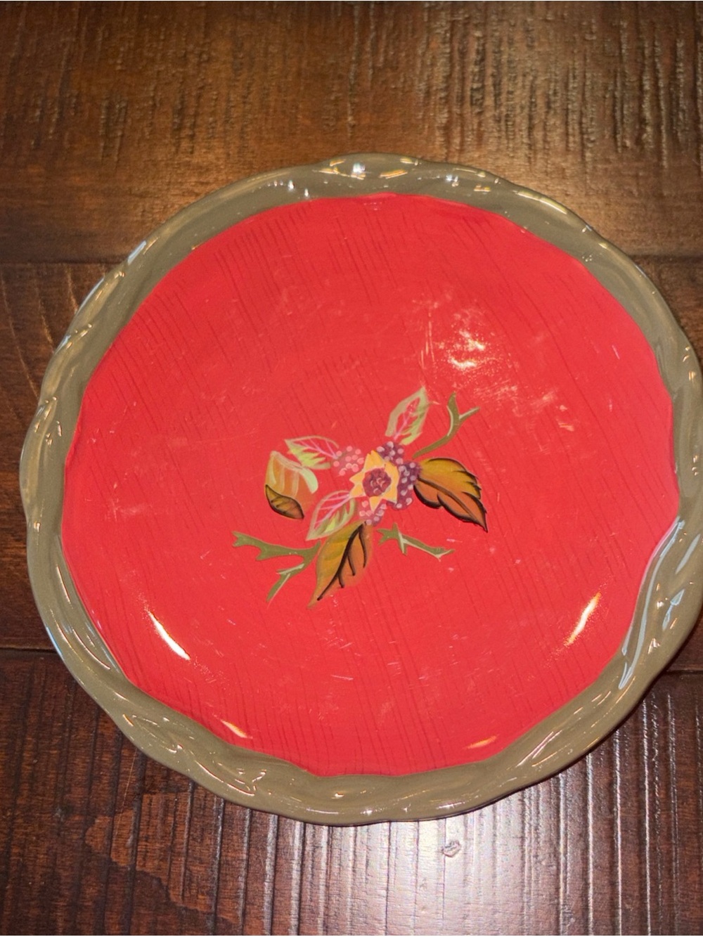 TRACY PORTER Octavia Hill Side Salad Plate. 8" Fruit Italian Farmhouse